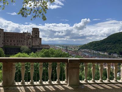 Schloss Heidelberg, Blick auf das Schloss