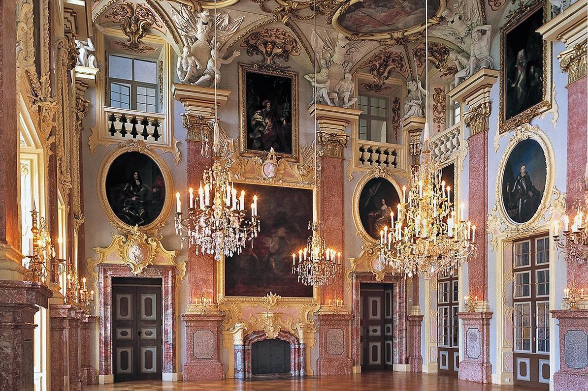 Der Ahnensaal in Residenzschloss Rastatt