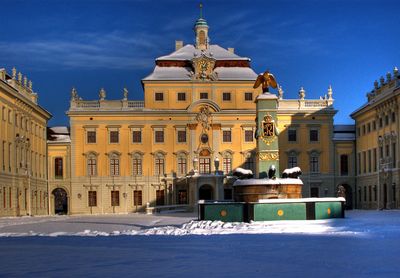 Residenzschloss Ludwigsburg, Aussen Winter; Foto: Staatliche Schlösser und Gärten Baden-Württemberg, Norbert Stadler