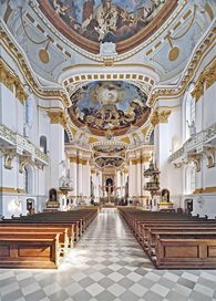 Foto: Staatliche Schlösser und Gärten Baden-Württemberg, Steffen Hauswirth Wiblingen Monastery, monastery church; photo: Staatliche Schlösser und Gärten Baden-Württemberg, Steffen Hauswirth