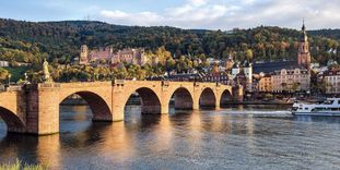 Ansicht von Schloss Heidelberg