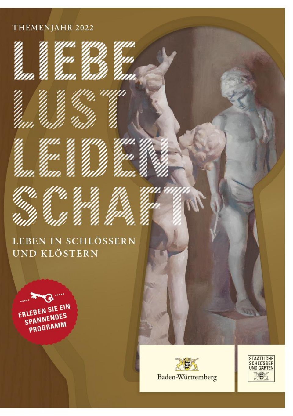 Gestaltung: Staatliche Schlösser und Gärten Baden-Württemberg, JUNG:Kommunikation GmbH Themenjahr 2022 - Liebe. Lust. Leidenschaft