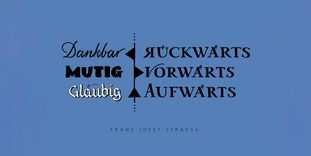 Denkanstoß im Januar, Motiv der Staatlichen Schlösser und Gärten Baden-Württemberg