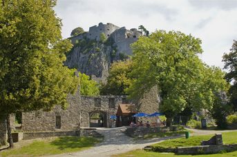 Foto: Heribert Pohl Kiosk auf dem Hohentwiel