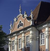 Foto: Staatliche Schlösser und Gärten Baden-Württemberg, Arnim Weischer Linker Seitenrisalit Neues Schloss Meersburg