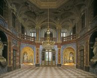 Die Sala terrena Sala terrena in Schloss Favorite Rastatt