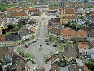 Holzmarkt und Marktplatz in Ludwigsburg