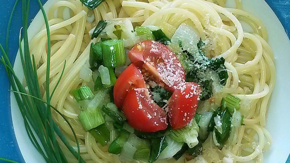 Spaghetti mit Mönchsbart