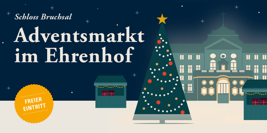 Schloss Bruchsal, Werbemotiv zum Adventsmarkt