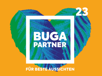 Werbemotiv der Bundesgartenschau Mannheim 2023