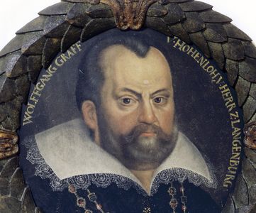 Porträt des Grafen Wolfgang II. von Hohenlohe in Schloss Weikersheim