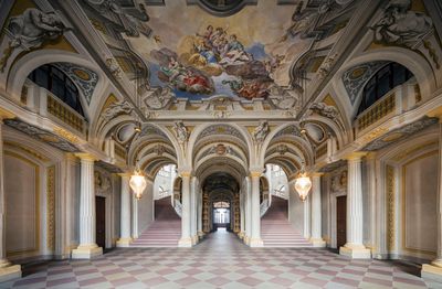 Schloss Bruchsal, Innen, Intrada
