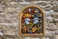 Foto: Staatliche Schlösser und Gärten Baden-Württemberg, Achim Mende Ruine du château de Hohenneuffen, armoiries; l'image: Staatliche Schlösser und Gärten Baden-Württemberg, Achim Mende
