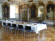Neues Schloss Tettnang, Bacchussaal; Foto: Staatliche Schlösser und Gärten Baden-Württemberg, Ortsverwaltung Schussenried Neues Schloss Tettnang, Bacchussaal; Foto: Staatliche Schlösser und Gärten Baden-Württemberg, Ortsverwaltung Schussenried